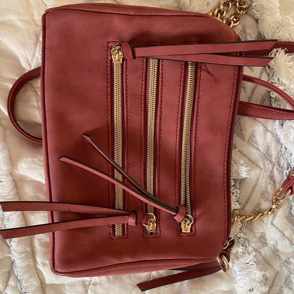 Suede Crossbody Bag